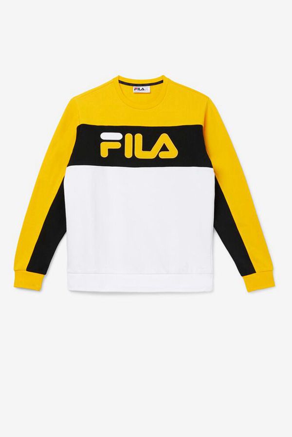 Fila Lesner Fleece Crew Men's Sweatshirts - Multicolor,NZ 816-28941